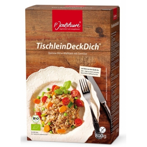 Jentschura TischleinDecDich danie z komosy ryżowej, prosa i warzyw 800g BIO cena 85,00zł