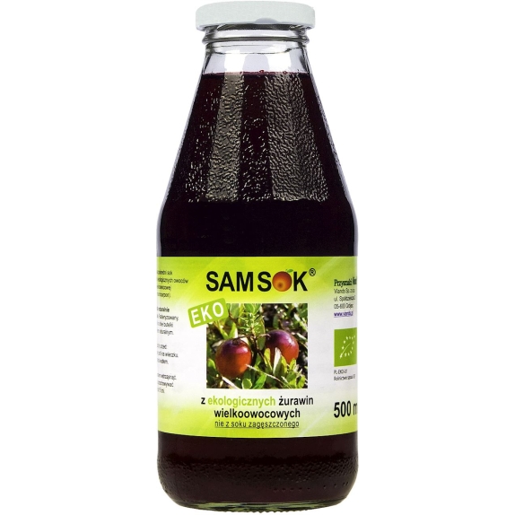 Sam sok z żurawiny wieloowocowej NFC 500ml BIO Viands  cena 20,69zł
