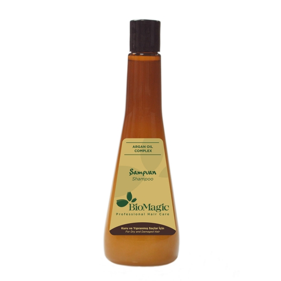 Biomagic szampon do włosów suchych i zniszczonych z olejem arganowym 300 ml cena 23,55zł