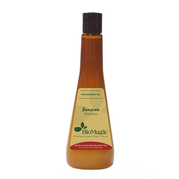 Biomagic szampon do włosów farbowanych z olejkiem macadamia 300 ml cena 6,36$