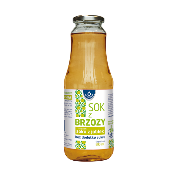 Oleofarm sok z brzozy z jabłkiem b/c 990 ml cena 12,90zł