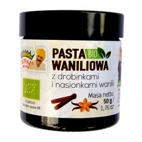 Pasta waniliowa 50 g BIO Royal Brand cena €8,74