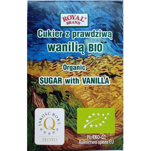 Cukier waniliowy BIO 70 g Royal Brand cena 2,97$