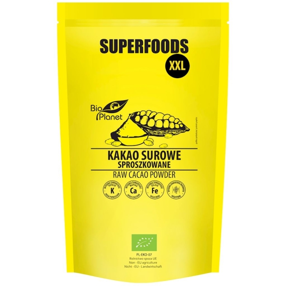 Kakao sproszkowane surowe 400 g BIO Bio Planet  cena 70,79zł