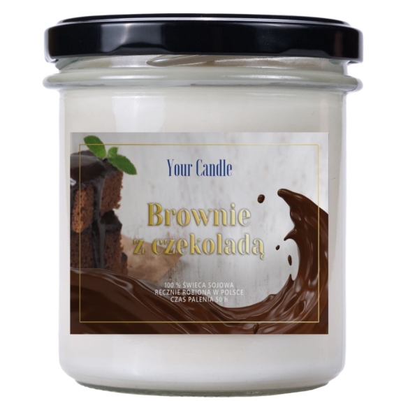 Your Candle świeca sojowa brownie z czekoladą 300 ml cena 56,75zł