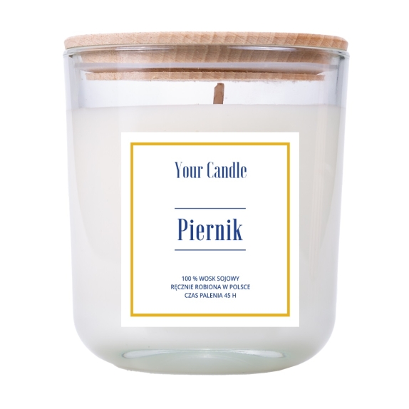 Świeca sojowa piernik 210 ml Your Candle cena 57,15zł