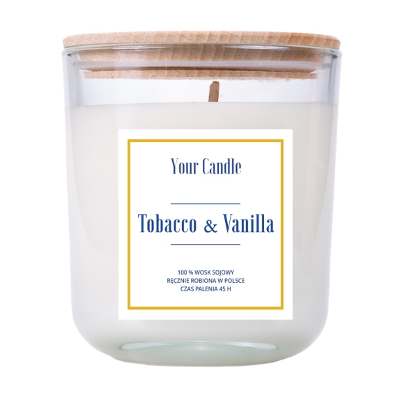 Świeca sojowa tobacco & vanilla 210 ml Your Candle cena 60,50zł