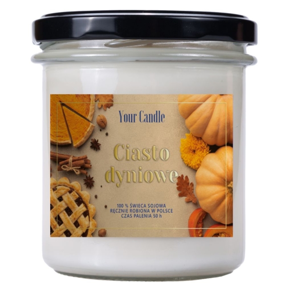 Your Candle świeca sojowa ciasto dyni 300 ml cena 60,15zł