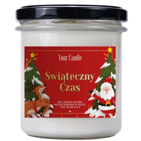 Świeca sojowa świąteczny czas 300 ml Your Candle cena 60,15zł