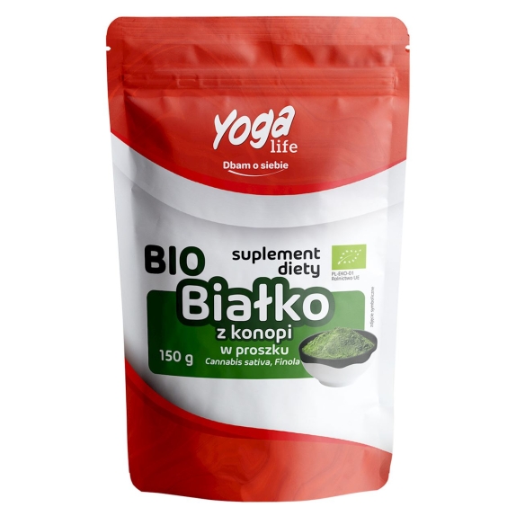 Białko konopne BIO 150 g Yoga Life cena 12,59zł