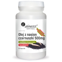 Aliness Olej z nasion czarnuszki 2% 500 mg 120 kapsułek