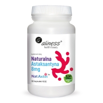 Aliness Naturalna Astaksantyna Nat Axtin 8 mg 60 kapsułek
