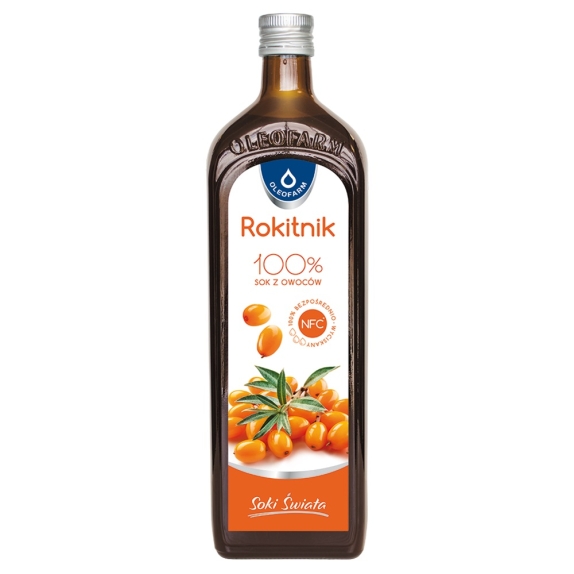 Oleofarm sok z rokitnika 980 ml PROMOCJA cena 43,99zł