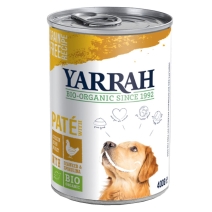 Pasztet dla psa z kurczaka z algami morskimi BIO 400 g Yarrah