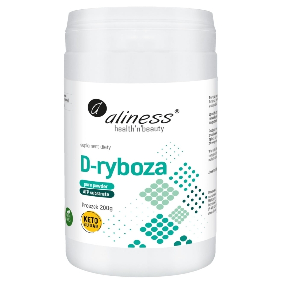 Aliness D-ryboza proszek 200 g cena 64,90zł