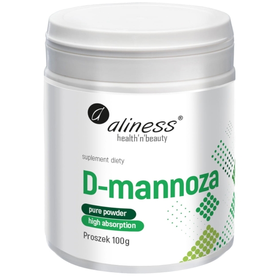Aliness D-mannoza proszek 100 g cena 64,90zł