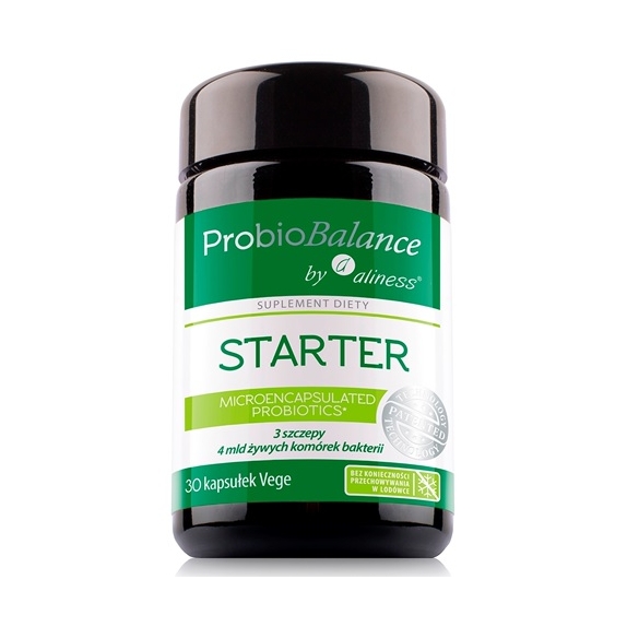 Aliness Probiobalance Starter 4 mld. 30 kapsułek cena 32,90zł