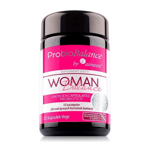 Aliness Probiobalance Woman Balance 20 mld. 30 kapsułek cena 16,17$