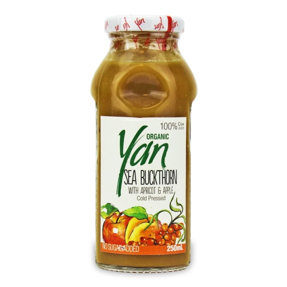 Sok z rokitnika z morelą i jabłkiem 250 ml BIO Yan cena 6,95zł