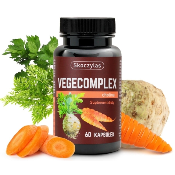 Vegacomplex cholina 60 kapsułek Skoczylas cena 8,64$