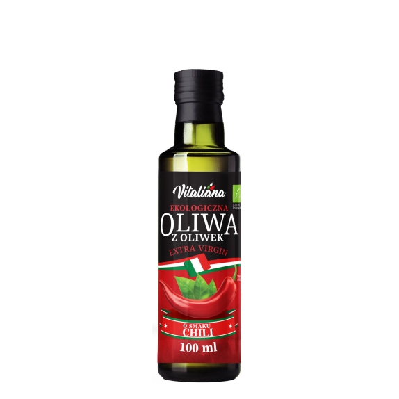 Oliwa z oliwek chilli BIO 100 ml Vitaliana cena 9,98zł