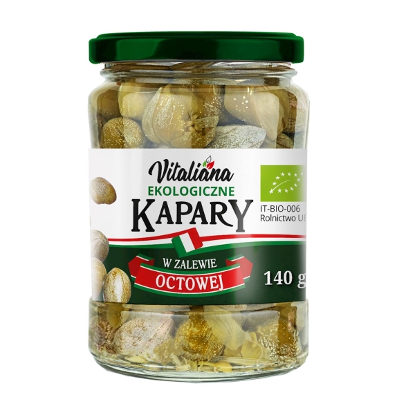 Kapary w occie BIO 140 g Vitaliana cena €2,46