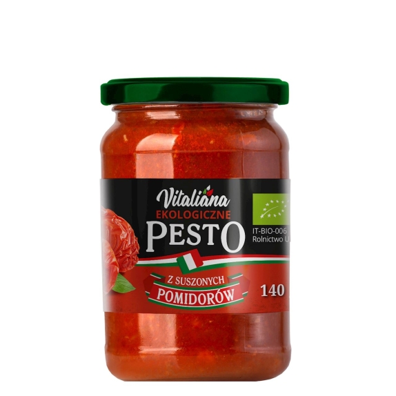 Pesto z suszonych pomidorów 140 g BIO Vitaliana cena 11,45zł