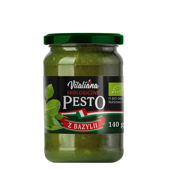 Pesto z bazylii 140 g BIO Vitaliana cena 12,25zł