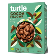 Poduszki ryżowe z kremem orzechowo - kakaowym bezglutenowe 300 g BIO Turtle