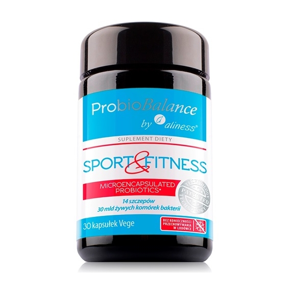 Aliness ProbioBALANCE Sport & Fitness Balance  30 mld. 30 kapsułek cena 64,90zł