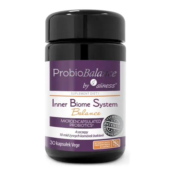Aliness ProbioBALANCE, Inner Biome System Balance 10 mld. x 30 vege caps cena 39,90zł