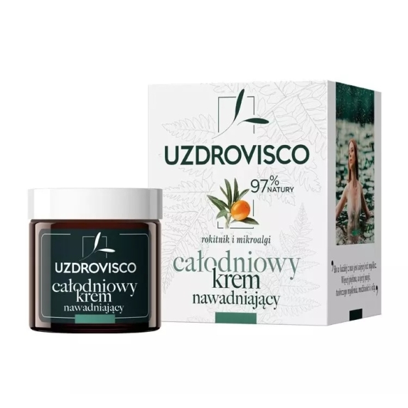 Uzdrovisco krem do twarzy nawadniający rokitnik z mikroalgami 50 ml  cena €12,57