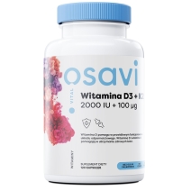 Osavi Witmina D3 + K2 2000 IU 120 kapsułek 