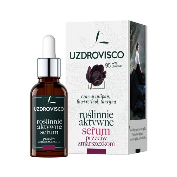 Uzdrovisco Serum do twarzy przeciwzmarszczkowe czerny tulipan 30 ml cena 50,70zł