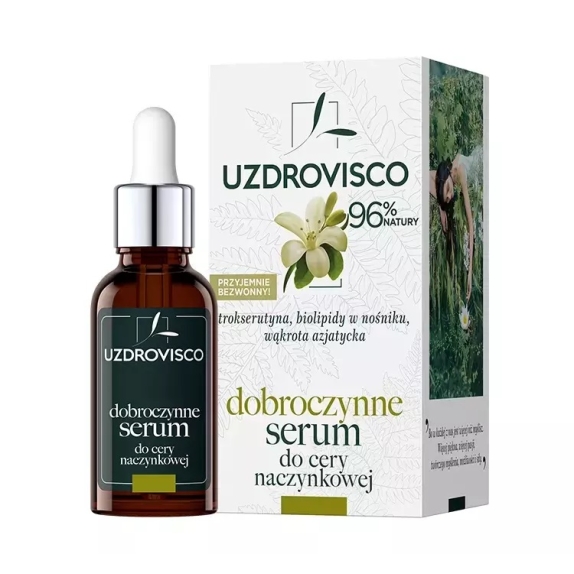 Uzdrovisco Serum do twarzy do cery naczyniowej 30 ml cena 50,70zł