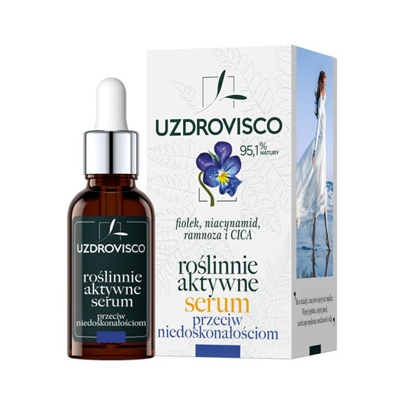 Uzdrovisco Serum do twarzy fiołek przeciw niedoskonałościom 30 ml  cena 51,15zł