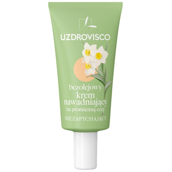 Krem do twarzy bezolejowy nawadniający na promienną cerę 50 ml Uzdrovisco  cena 12,71$