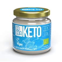 Krem migdałowy keto z olejem MCT bez dodatku cukru 200 g BIO Cocoa 