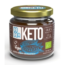 Krem kakaowy keto z olejem MCT bez dodatku cukru 200 g BIO Cocoa MAJOWA PROMOCJA! 