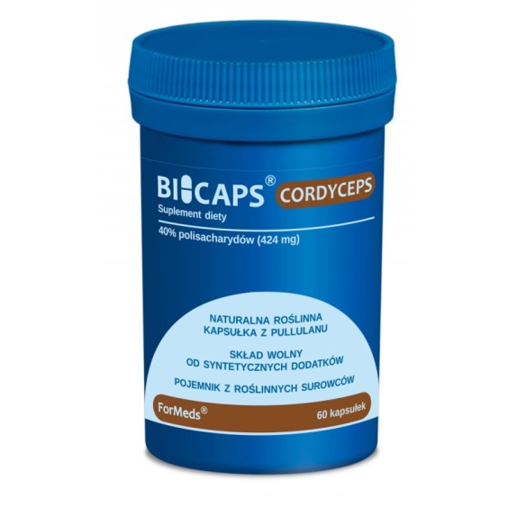 Bicaps Cordyceps 60 kapsułek Formeds cena €13,25