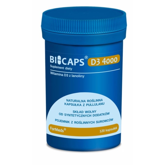 Bicaps D3 4000 120 kapsułek Formeds cena 47,99zł