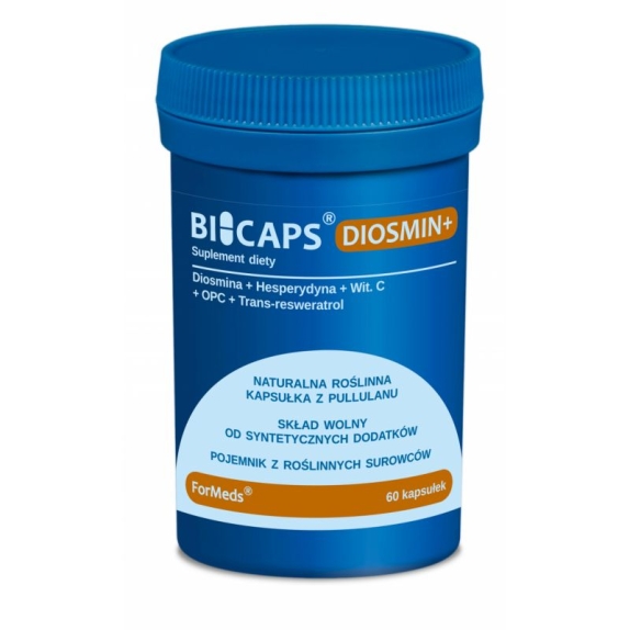 Bicaps Diosmina+ 60 kapsułek Formeds cena 19,71$