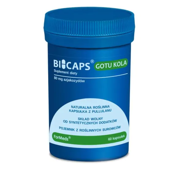 Bicaps Gotu Kola 60 kapsułek Formeds cena 61,59zł