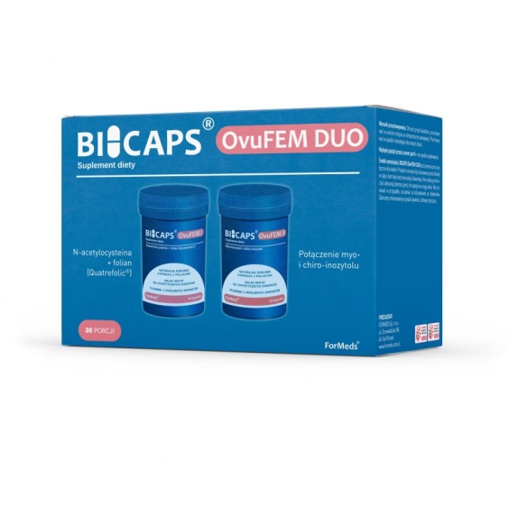 Bicaps OvuFEM DUO 30 porcji Formeds cena 75,99zł