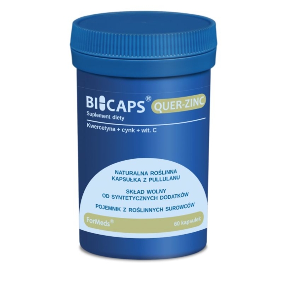 Bicaps Quer-zinc 60 kapsułek Formeds cena 17,68$