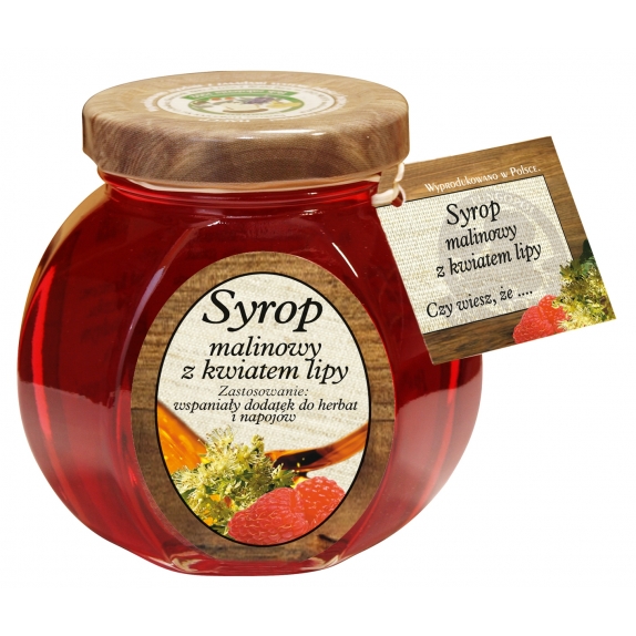 Syrop malinowy z kwiatem lipy 150 ml Fungopol cena 11,90zł