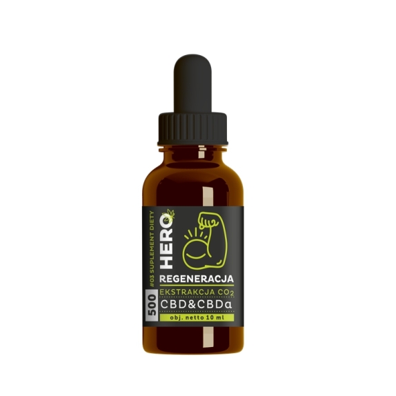 Hemp Olejek Hero Regeneracja CBD 10ml cena 110,57zł