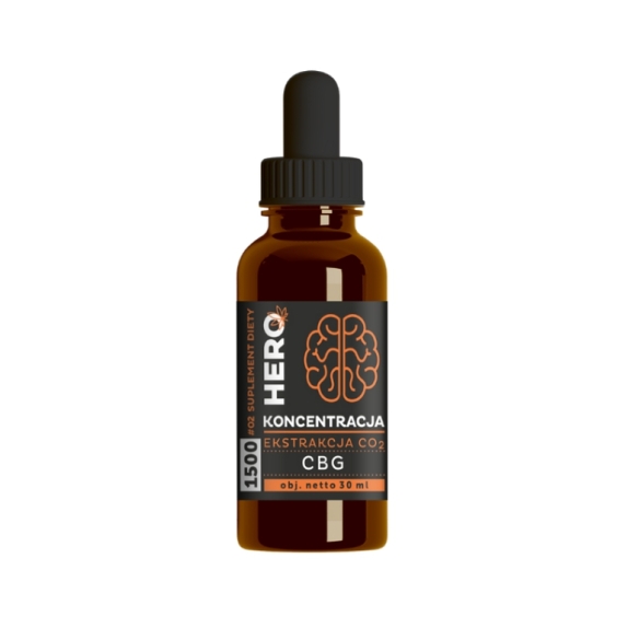 Hemp hero Koncentracja CBG olejek 30 ml cena 105,27$