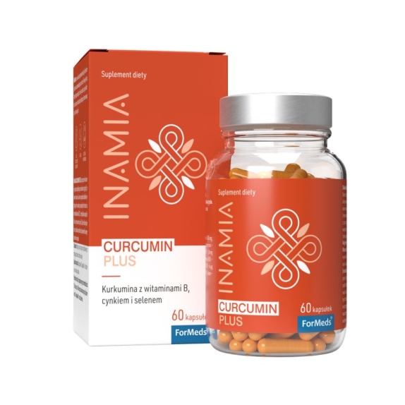 Inamia Curcumin Plus 60 kapsułek Formeds cena 71,99zł