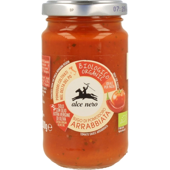 Sos pomidorowy z chili arrabiata 350 g BIO Alce Nero cena 4,13$